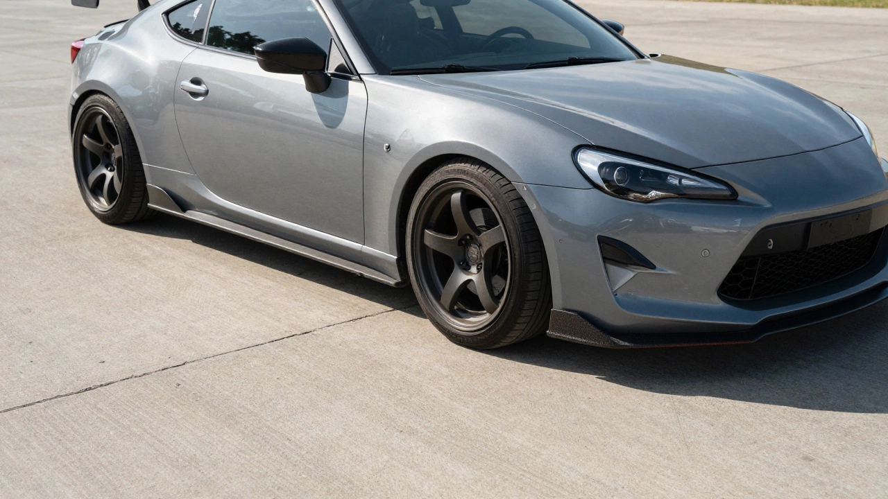 Car sitting unevenly due to bad springs